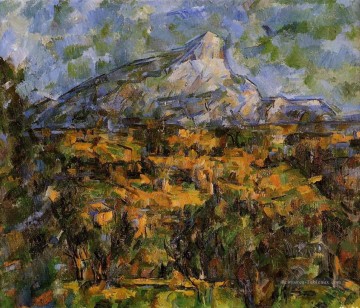  Sainte Tableaux - Mont Sainte Victoire Vu des Lauves Paul Cézanne